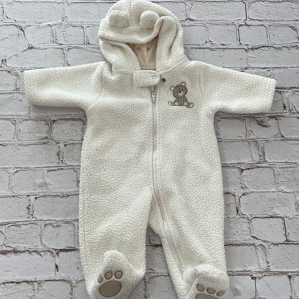 Carter’s Zip Footies Bunting 3 Months Fleece